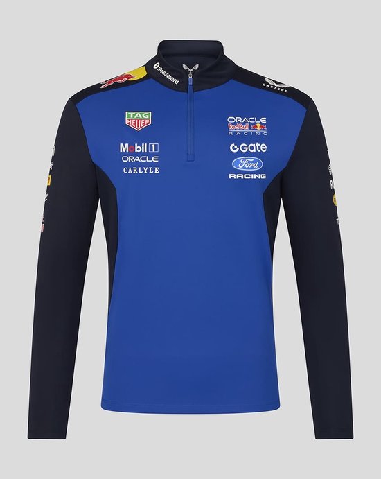 Red Bull Racing Teamline Half Zip 2026 Maat S - Max Verstappen - Isack Hadjar van Merkloos