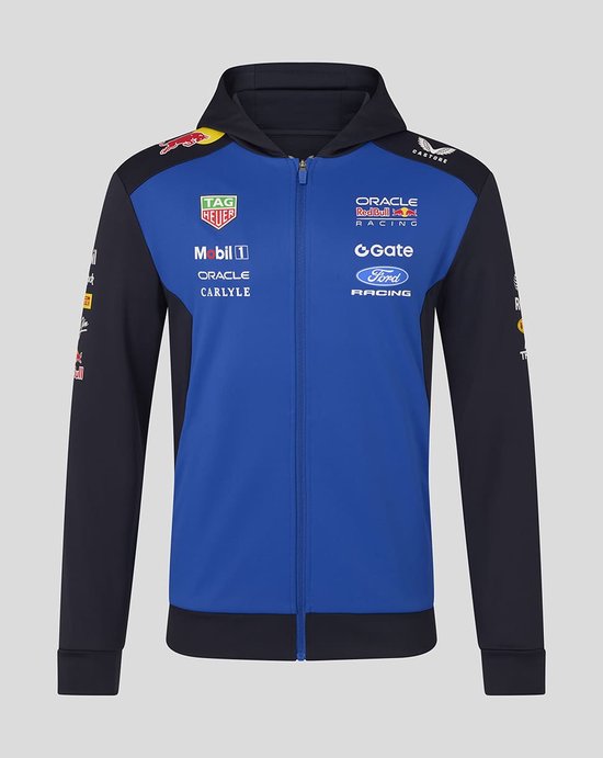 Red Bull Racing Teamline Hoody met Rits 2026 XS - Max Verstappen - Isack Hadjar