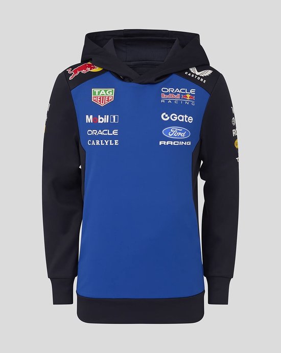 Red Bull Racing Teamline Kids Hoody 2026 Maat JS (128-134) - Max Verstappen - Isack Hadjar van Red Bull Racing