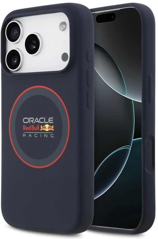 Red Bull Siliconen Red Ring Magsafe Hoesje Voor Iphone 17 Pro Met Magnetische van Merkloos