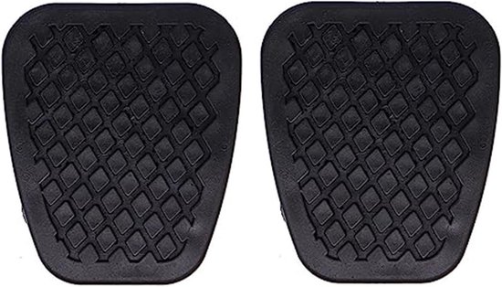 Rem Koppeling Pedaal Covers - Voetpedaal Pads - Verbeterde Rijcontrole - Antislip Rubber Oppervlak - One Size - Zwart van Merkloos