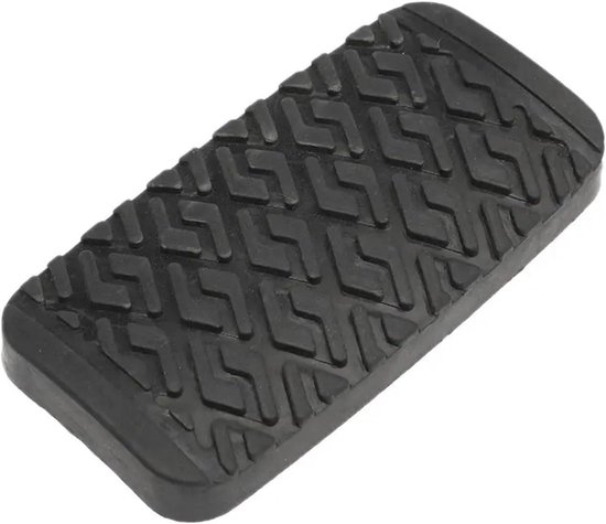 Rem Pedaalhoes - Automatische Pedaalmat - Veiliger Rijden - Antislip Rubber - 104x53x12mm - Zwart