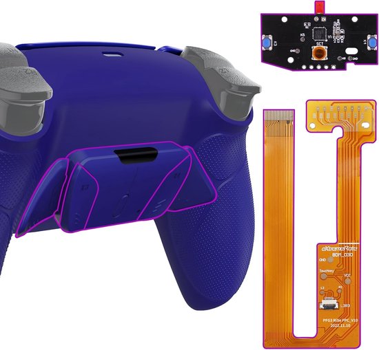 Remap Kit - Controller Upgrade - Verbeterde Gameplay - Programmeerbare Knoppen - 15 x 9 x 1.5 cm - Kobalt Blauw van Merkloos
