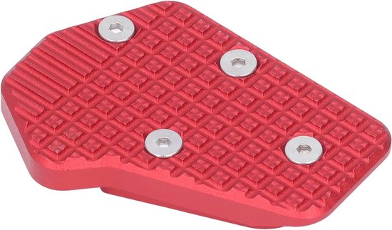 Remhendel Vergroter - Voetpedaal Extensie - Motorfiets Rijden - CNC Gefreesd - 9 x 6 x 2 cm - rood van Merkloos