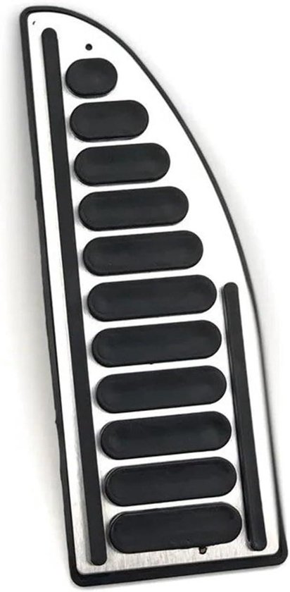 Remkoppelingspedaal Covers - Pedaal Pads - Auto Interieur - Verbeterde Grip - 1 Set - Zilver