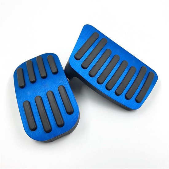 Rempedalen Set - Auto Pedaalhoezen - Verbeterde Rijervaring - Antislip Oppervlak - 2 Stuks - Blauw