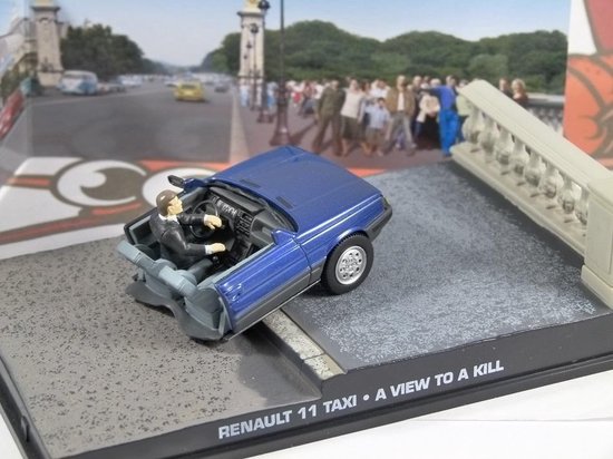 RENAULT 11 taxi 'half car' a view to a kill' 1:43. van Renault