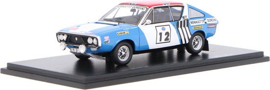 Renault 17 Spark Modelauto 1:43 1974 Jean-Luc Thérier / Christian Delferrier Renault Elf S6444 van Renault