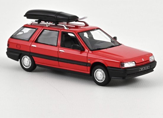 Renault 21 Nevada 1989 Rood met Accessories - Model 1/43 - Norev van Renault