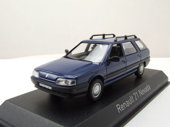Renault 21 Nevada 2018 Blauw - Model 1/43 - Norev van Renault