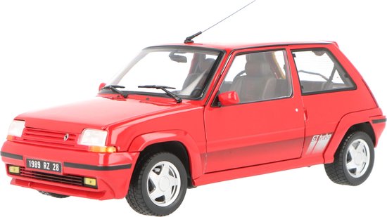 Renault 5 SuperCinq GT Turbo Phase 2 Norev Modelauto 1:18 1989 185216 Schaalmodel van Norev