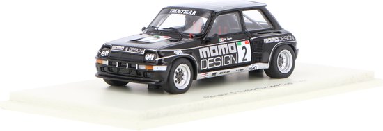 Renault 5 Turbo Spark Modelauto 1:43 1981 Massimo Sigala MOMO Racing Team S6020 Schaalmodel van Renault