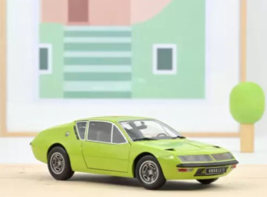 Renault Alpine A310 1600 VF 1975 Tilleul Groen - Model 1/18 Norev van Renault
