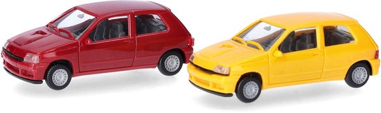 Renault Clio 16V Rood / Geel (Minikit 2 St.) van Merkloos