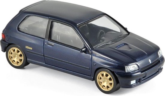 Renault Clio Williams 1993 Blauw 1-43 Norev jet Car van Norev