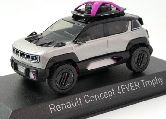 Renault Concept 4EVER Trophy E-tech 100% Electric 2023 Grijs - Model 1/43 - Norev van Renault