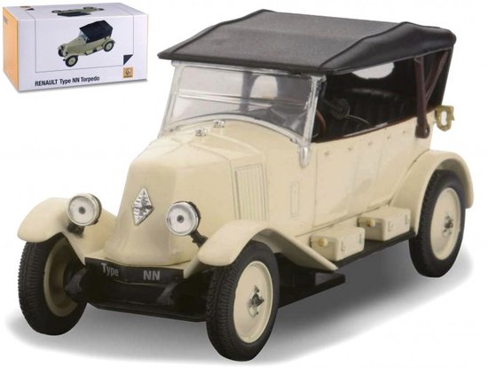 Renault Type NN Torpedo 1925 closed top creme  1:43 van Renault