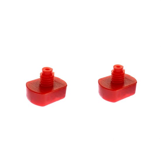 Reparatie Schroeven - Pedaal Bevestiging - Stoel Reparatie - 3D Geprint - 2 Stuks - Rood