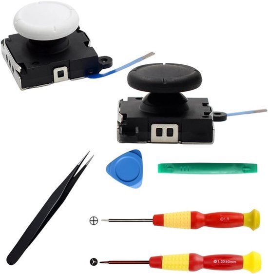 Reparatieset TMR Joysticks voor Switch/Switch OLED Joy-Con/Lite Controller met Gereedschap - Geen Drift van Logitech