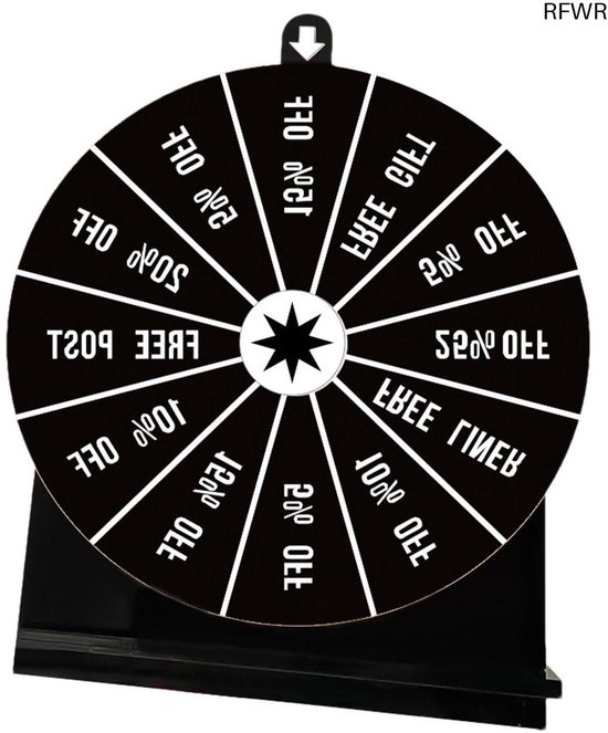 RFWR® Multifunctioneel Draaiwiel voor Winacties en Spellen van Merkloos