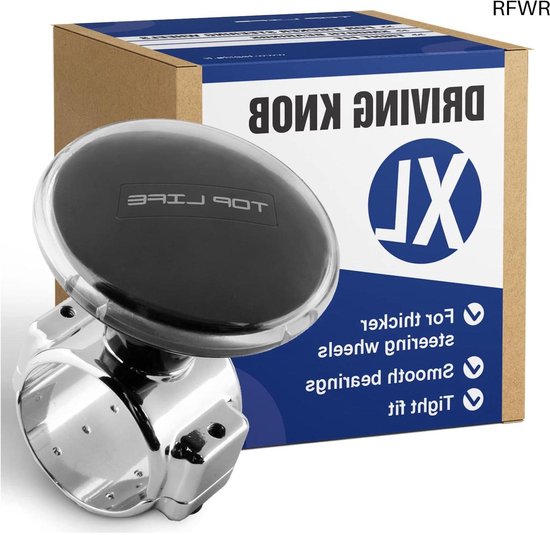 RFWR® XL Stuurwielknop voor Vrachtwagens en Bestelwagens - Ideale Oplossing voor Dikke Stuurwielen van Merkloos