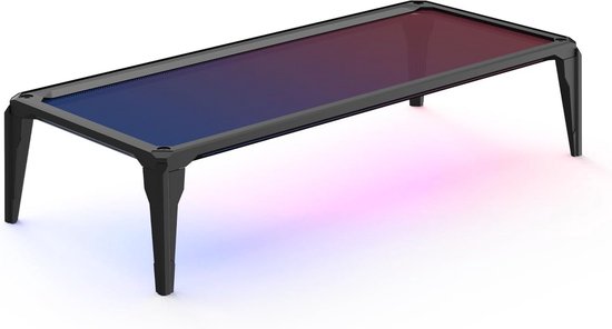 RGB Gaming Desktop Stand voor Monitorarm - Ideale Bureau Accessoires voor Gaming Setup en Kamerdecoratie - Zwart van Merkloos