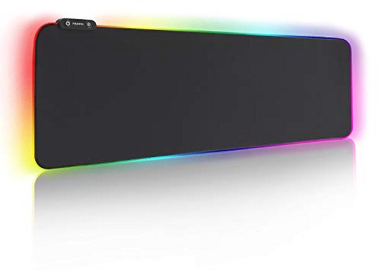 RGB Gaming Muismat - Extra Groot, Antislip, Waterdicht - 14 Modi LED Verlichting voor PC en Mac Spelers (800 x 300 x 4 mm) van Merkloos