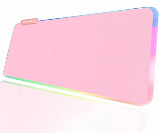 RGB Gaming Muismat LED Verlengd Antislip Rubber XL XXL 800 x 300 mm van Merkloos