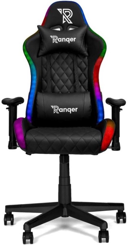 RGB Gaming Stoel met LED Verlichting - Ergonomische Zitzessel voor Lange Sessies