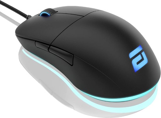 RGB Gamingmuis met PMW3389 Sensor - 16.000 CPI - 60M Klikduur - Zwart van Merkloos