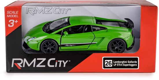 RMZ City Lamborghini LP570-4 Galardo Speelgoedauto - Groen, 1:36 van RMZ City