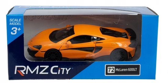 RMZ McLaren 600LT Oranje - Metalen Speelgoedauto Schaal 1:32 van RMZ City