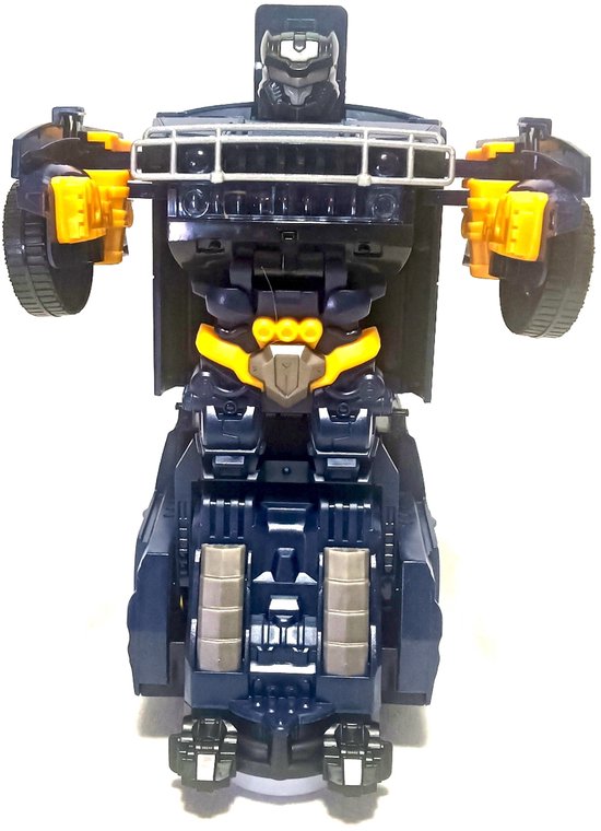 Robot sport Car -2 in 1 robot en auto -sport auto - led licht-transformer speelgoed-transformer speelgoed robots autos politie auto van Merkloos