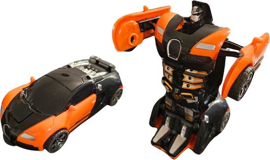 Robotauto - 2 in 1 - Transformers - Oranje van Transformers