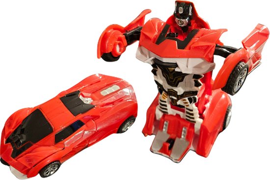 Robotauto - 2 in 1 - Transformers - Rood van Transformers