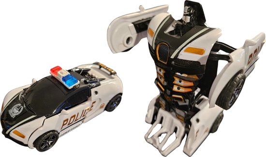 Robotauto - 2 in 1 - Transformers - Wit van Transformers