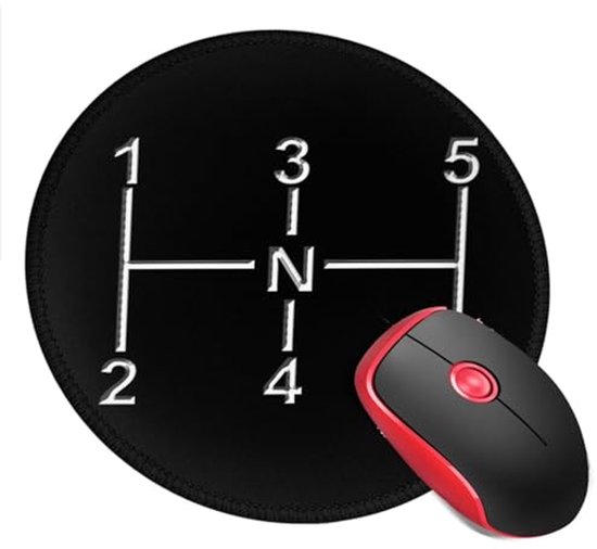 Ronde Gaming Muismat voor PC en Laptop - Antislip Rubberen Basis