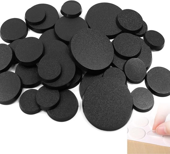 Ronde model Bases basis gemengde kunststof basis voor tafel en miniatuurspel (120 stuks)