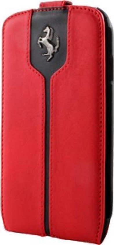 Samsung Galaxy S4 - i9500 Ferrari Originele Flip Case (Rood) - Met gratis screen protector en styluspen t.w.v €9,50 van Merkloos