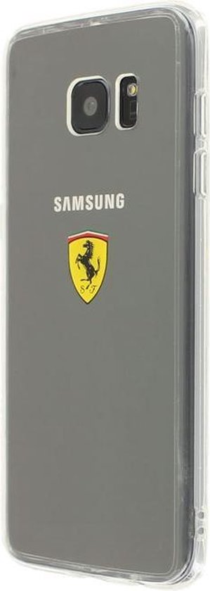 Samsung Galaxy S7 Edge hoesje - Ferrari - Transparant - TPU van Ferrari