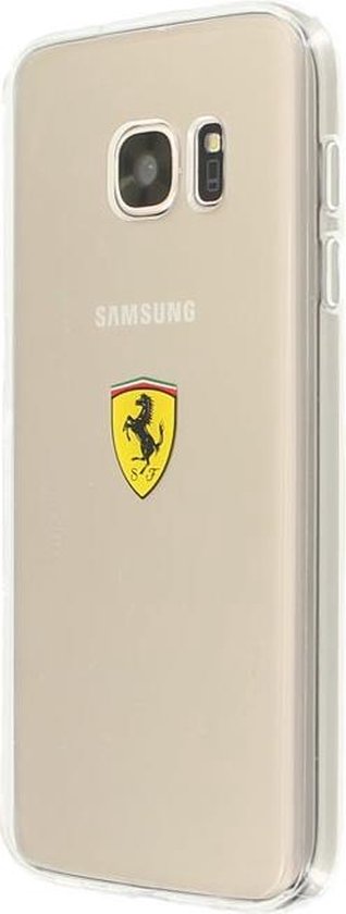 Samsung Galaxy S7 hoesje - Ferrari - Transparant - TPU van Merkloos