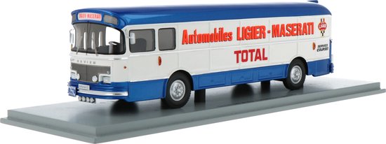 Saviem S45 Brutus Racetransporter Formule 1 Spark Modelauto 1:43 Ligier - Maserati S2698 van Spark
