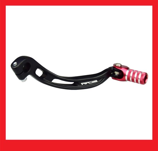 SCAR Versnellingspook Zwart met Rood Eindstuk van Merkloos