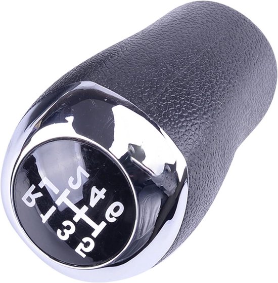 Schakelhendel Handbal - Versnellingskop - Auto Interieur - Ergonomisch Comfort - 10 x 5 cm - Mat Chroom