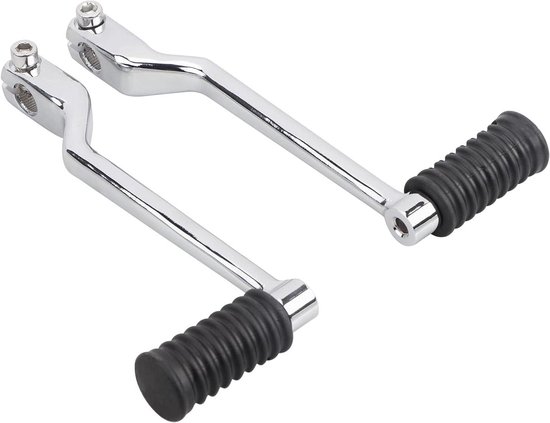 Schakelhendel Kit - Motoronderdelen - Motor Rijden - Billet Aluminium Rubber - Set van 3 - Zwart van Merkloos