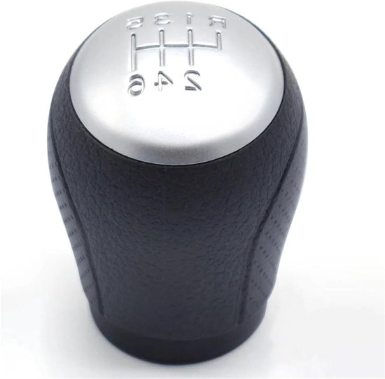 Schakelhendel Knop - Pookknop Vervanging - Soepel Schakelen - Ergonomisch Ontwerp - 6 Snelheden - Zilver
