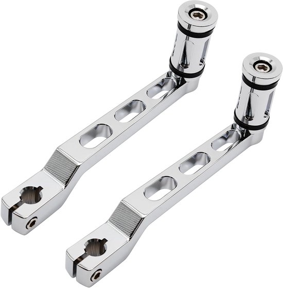 Schakelhendel Motor - Versnellingspedaal Arm - Motor Rijden - Duurzaam Aluminium - 6 Inch Diepte - Chroom van Merkloos