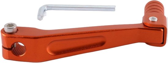 Schakelhendel Motor - Versnellingspook Vouwbaar - Offroad Rijden - Antislip Grip - 173 cm - Oranje