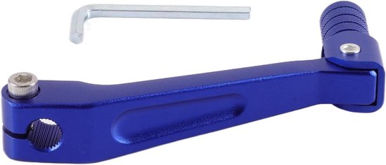 Schakelhendel Motorfiets - Versnellingspook ATV - Motoronderdelen Vervangen - Antislip Groefontwerp - 20.8 x 6.9 x 3 cm - Blauw