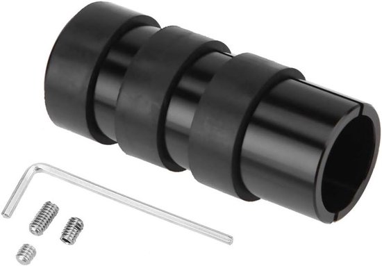 Schakelhendel Vergroter - Versnellingspook Extension - Comfortabeler Rijden - CNC Aluminium Legering - 66 x 27 x 24mm - Zwart